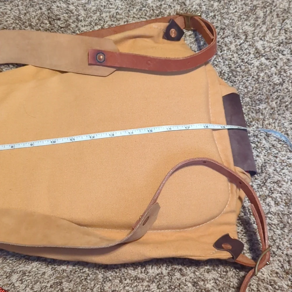 Goertzen Adventure Equipment Handmade Leather And Canvas Backpack